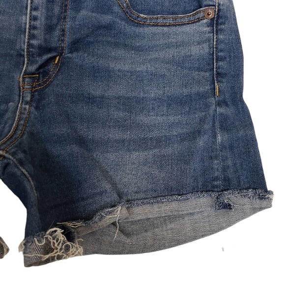 American Eagle Hi-Rise Shortie Denim Jean Shorts Womens 8 - Picture 5 of 10
